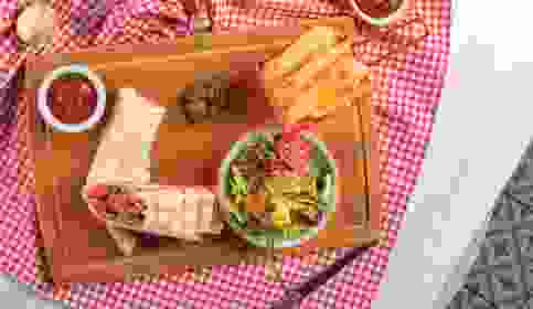 Biftekli Wrap