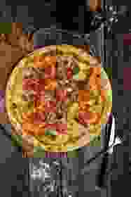 Kavurmalı Pizza